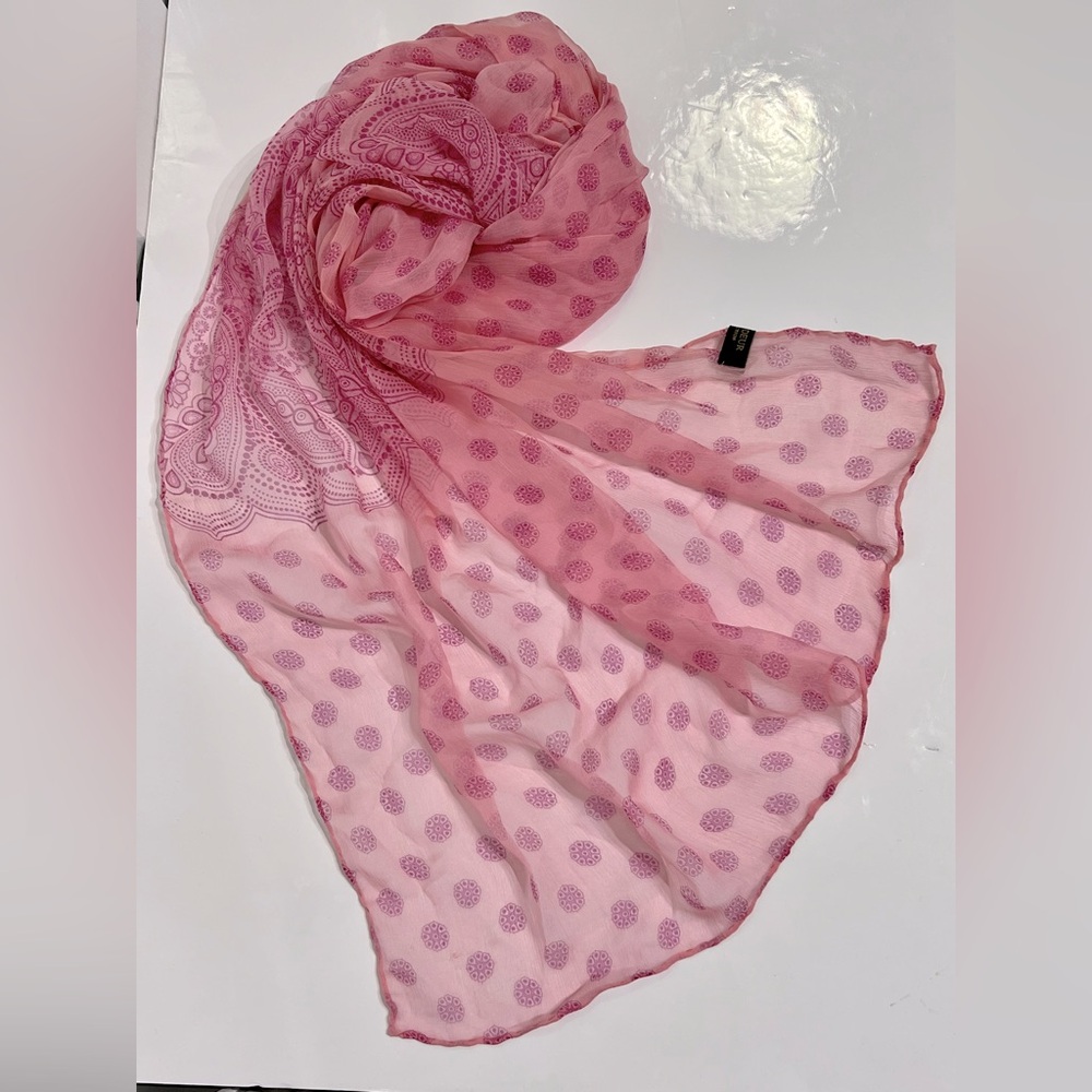 Grandeur Collection Silk Scarf 25X70 inches